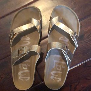 Fake Birkenstock target brand gold